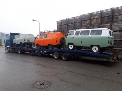 UAZ 452 ready for transport