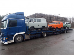 UAZ 452 ready for transport